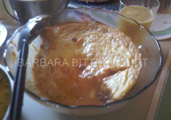 Torta cremosa de carne moída