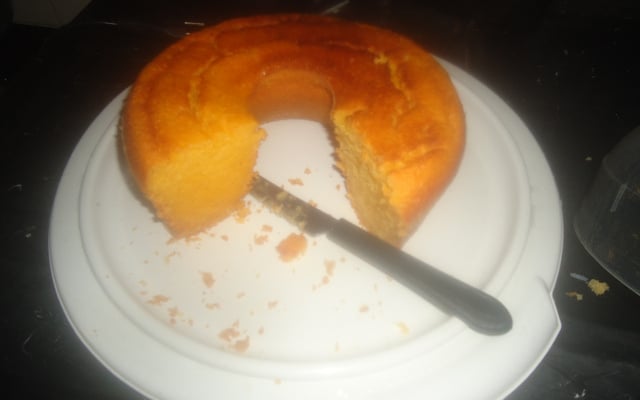 Bolo de milho de milharina