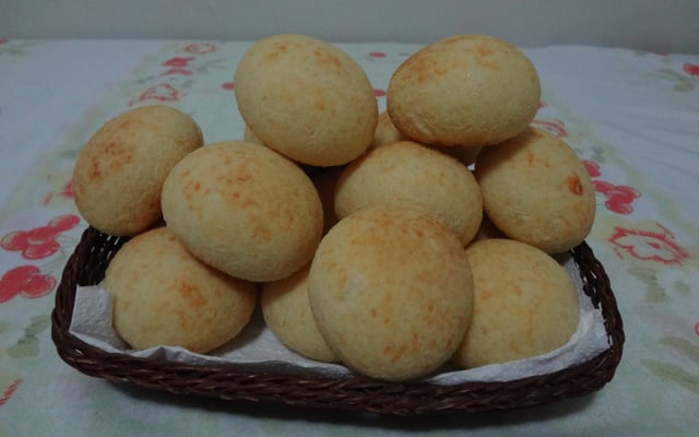 Pão de queijo especial com polvilho e fécula