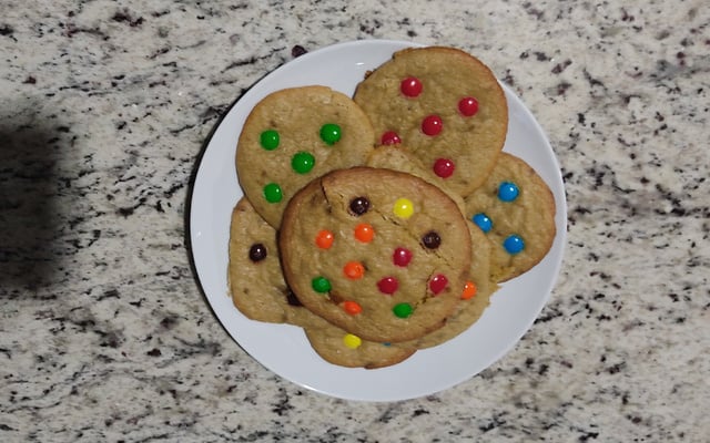 Cookie americano com açúcar mascavo