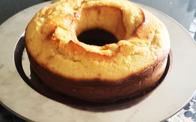 Bolo simples com goiabada