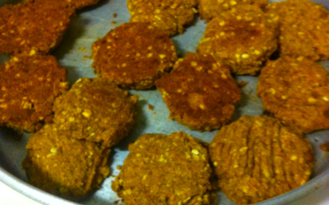 Biscoito aveia e banana