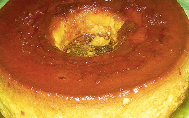 Pudim de leite em pó na airfryer