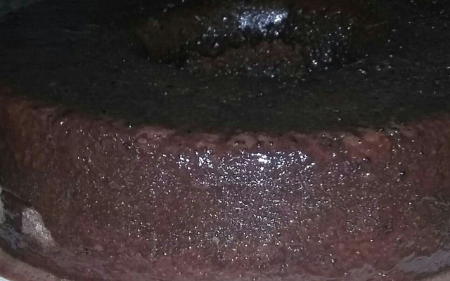 Bolo de chocolate amargo