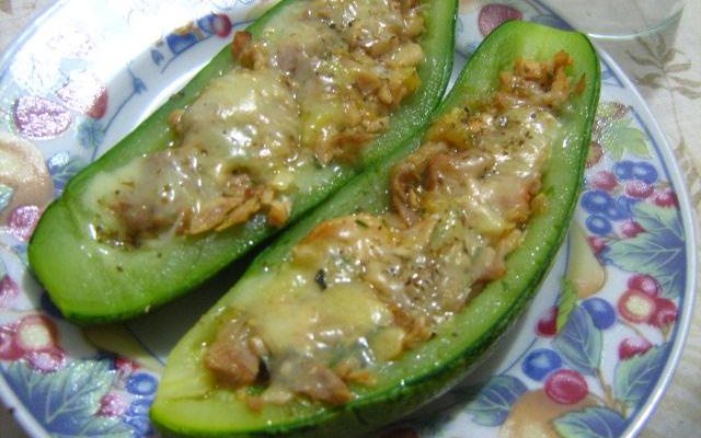 Abobrinha recheada