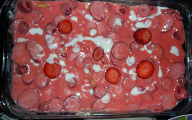 Pavê delícia de morango