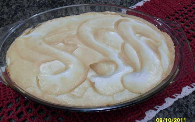 Abacaxi com creme delicioso