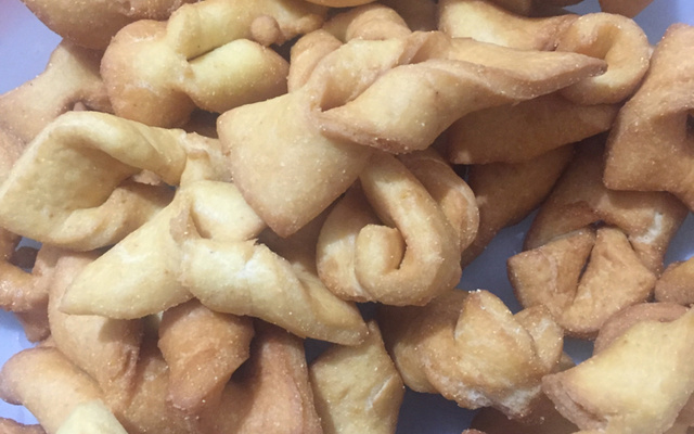 Cueca virada com fubá