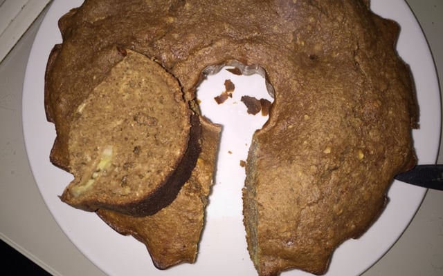 Bolo de banana integral