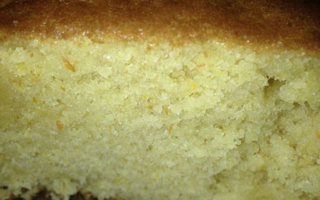 Bolo de fubá simples