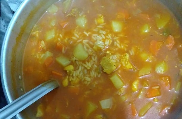 Canja de galinha rápida