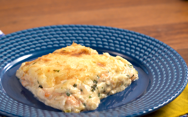 Escondidinho de camarão