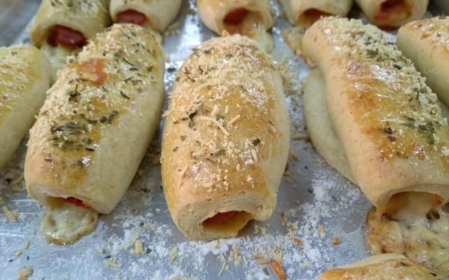 Cachorro quente assado