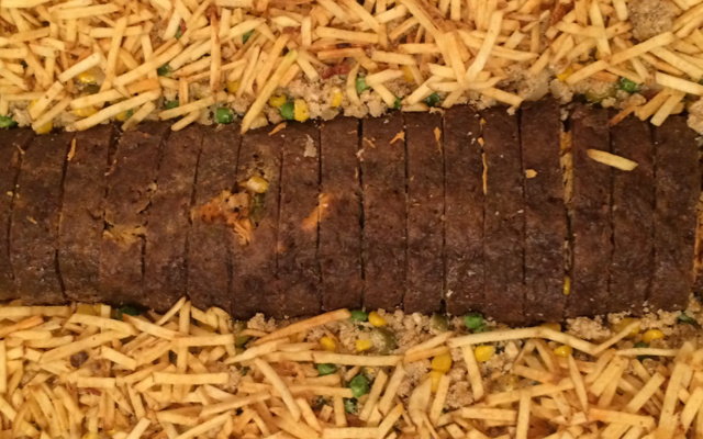 Rocambole de carne moída