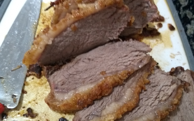 Picanha ao trigo no forno