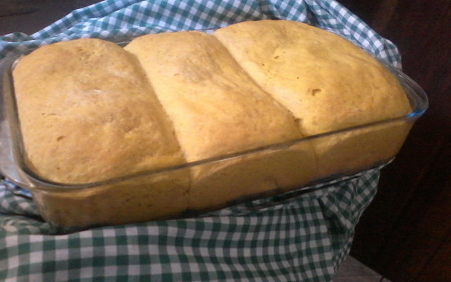 Pão de cenoura  saudável