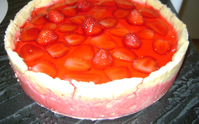 Torta de morango da Aline