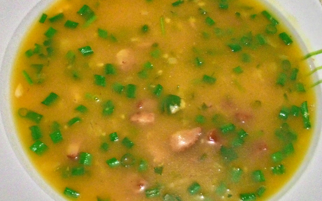 Caldo de mandioquinha