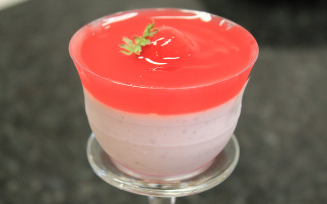 Mousse de morango