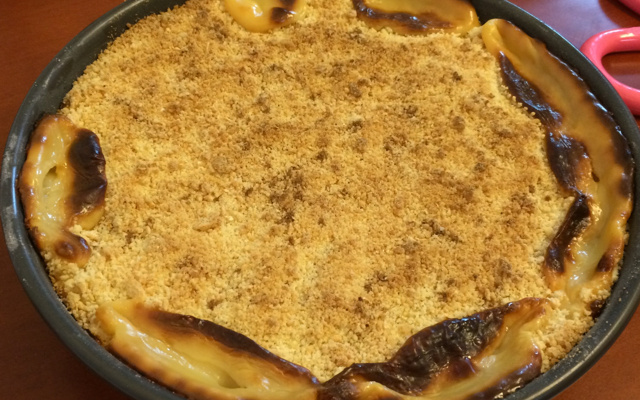 Bolo farofa de banana