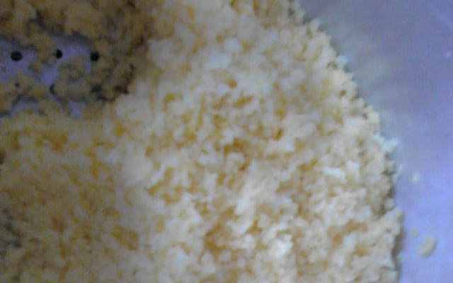 Cuscuz de milho molhadinho