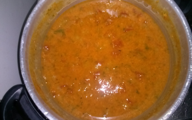 Creme de abóbora picante