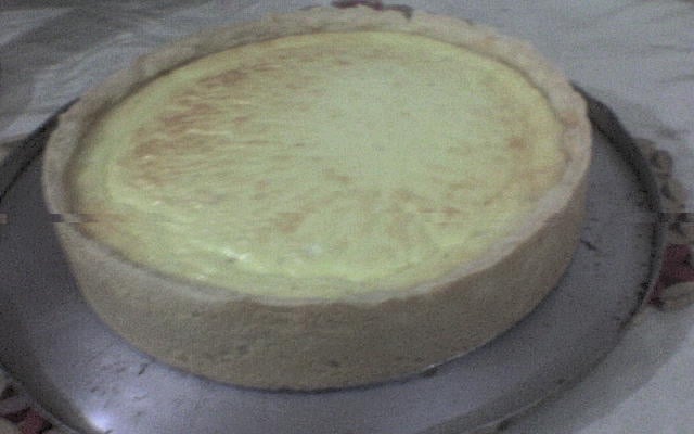 Quiche de queijo e alho poró
