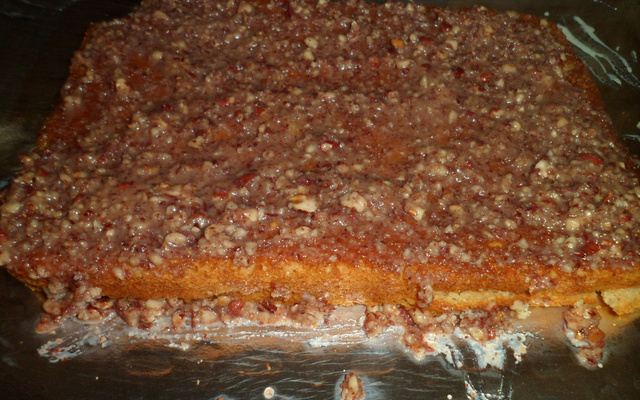 Bolo de paçoca de amendoim