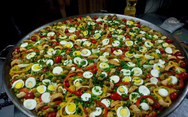 Paella caipira para 30 pessoas 