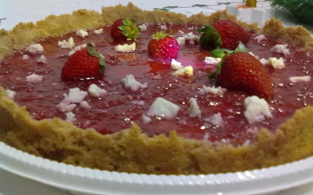 Receita de cheesecake - feito com ricota