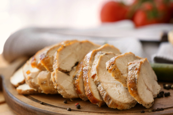 Peito de peru assado