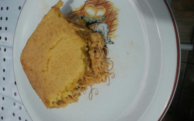 Torta de milho com frango
