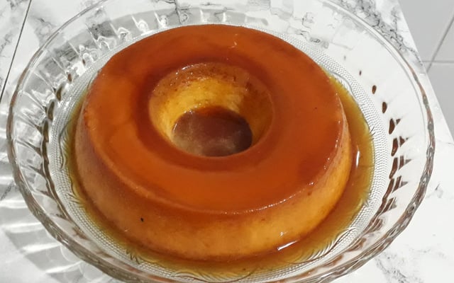 Pudim com creme de leite