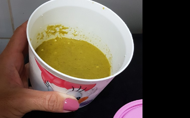 Creme de agrião com legumes