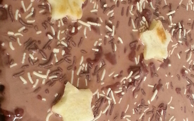 Bolo de micro-ondas de chocolate da Angélica