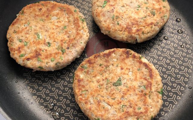 Hambúrguer vegano da Ana