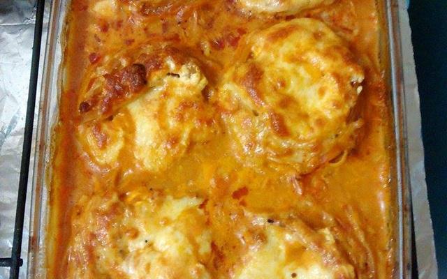 Macarrão ninho ao forno