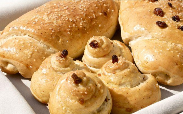 Pão de castanha-do-pará e passas