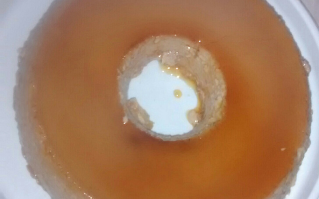 Pudim de chocolate com coco