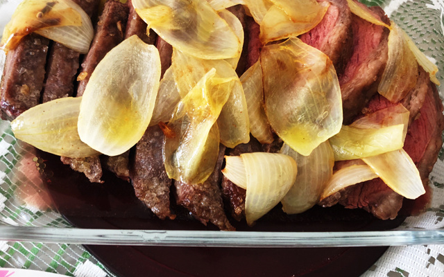 Picanha ao Forno com Sal Grosso