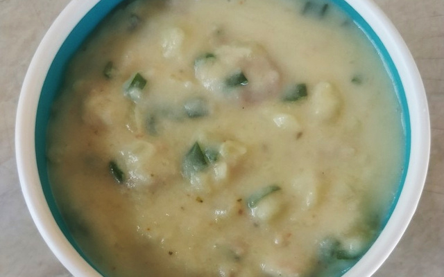 Sopa cremosa de batata