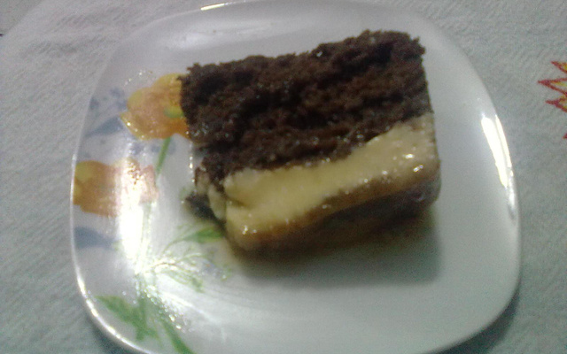 Bolo pudim de chocolate