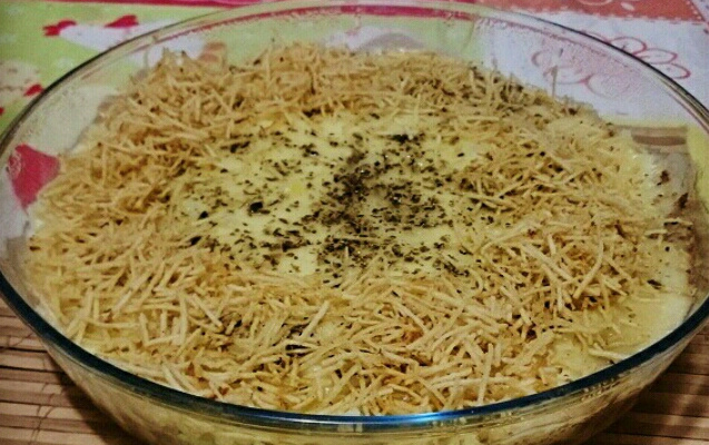 Carne moída com purê de batatas fácil fácil