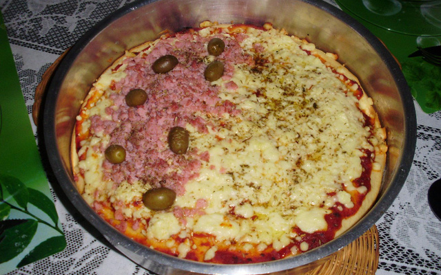 Pizza de liquidificador