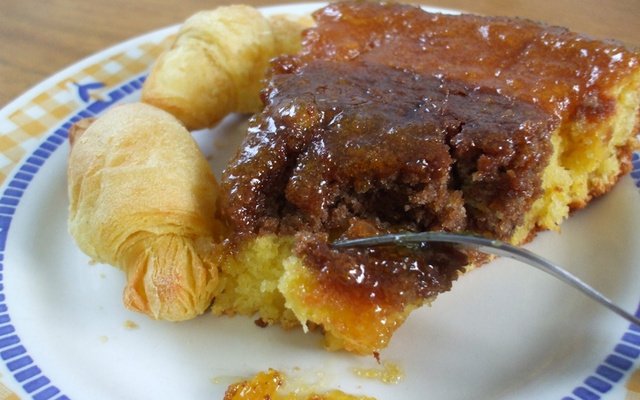 Bolo de bergamota (tangerina)