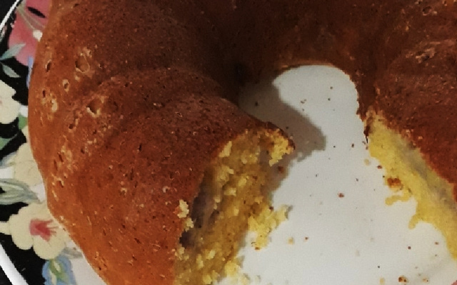 Bolo de banana (sem ovo)