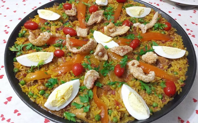Paella caipira