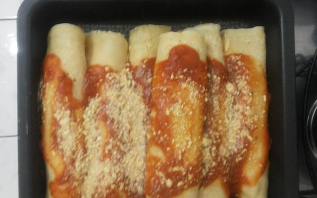 Panqueca de estrogonofe