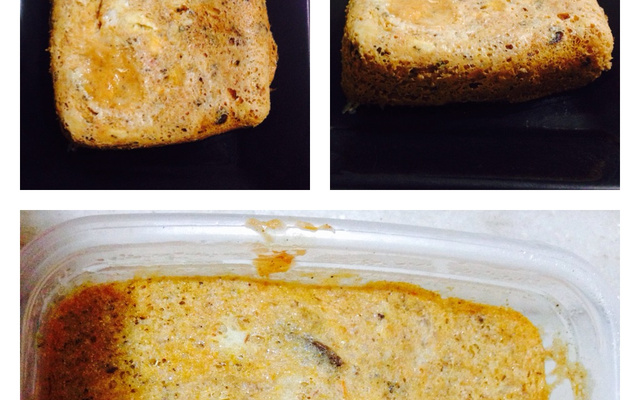 Souflé de sardinha em micro-ondas