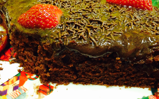 Bolo de chocolate delícia